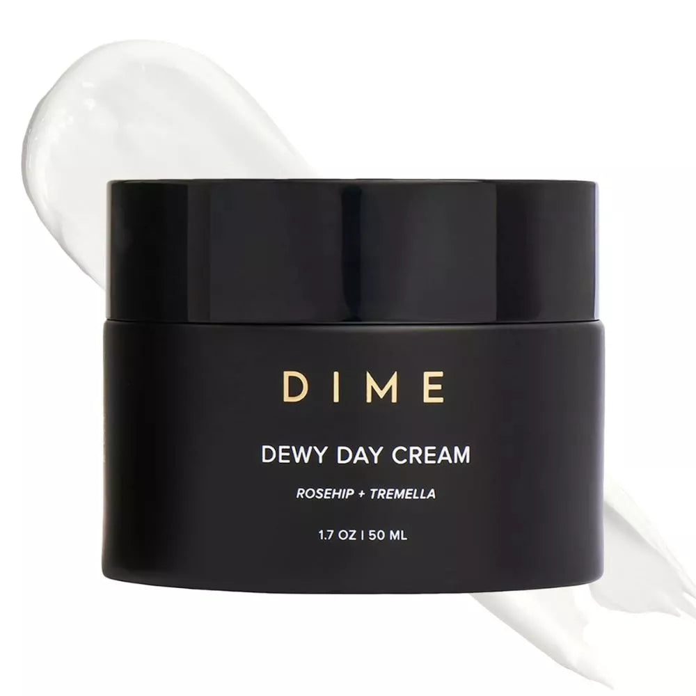 DIME Beauty Dewy Day Cream – Hydrating Face Moisturizer with Rosehip Oil & Tremella 1.7 oz