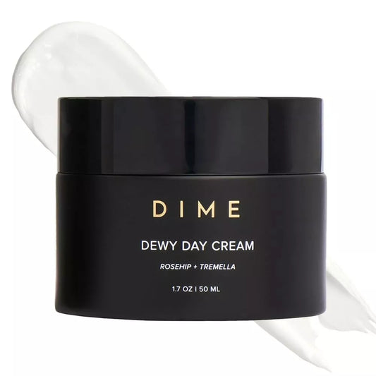 DIME Beauty Dewy Day Cream – Hydrating Face Moisturizer with Rosehip Oil & Tremella 1.7 oz